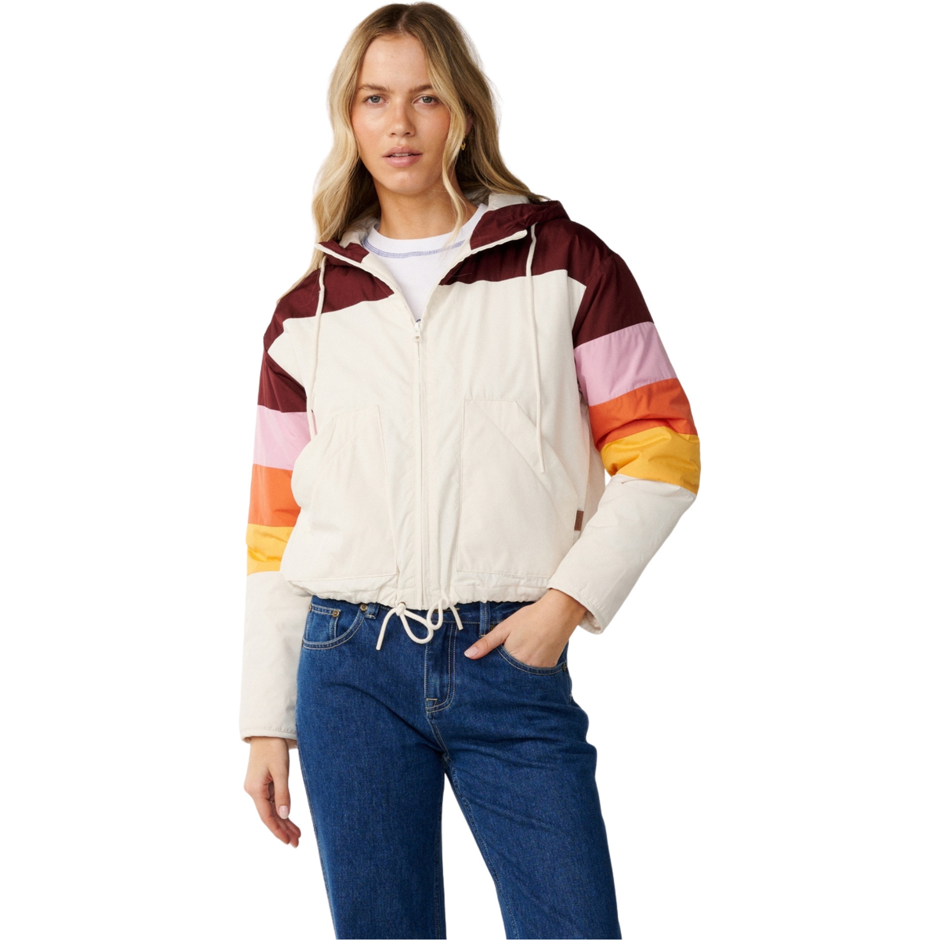 2026 Rip Curl Mujer Recuerdos Chaqueta Bomber 03CWJA - Dark Plum